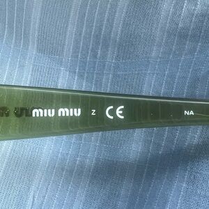 Miu Miu sunglasses (Sorry these were sold off Poshmark!) These are SOLD.!